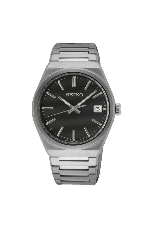 Seiko Gents Stainless Steel Bracelet Watch SUR557P1