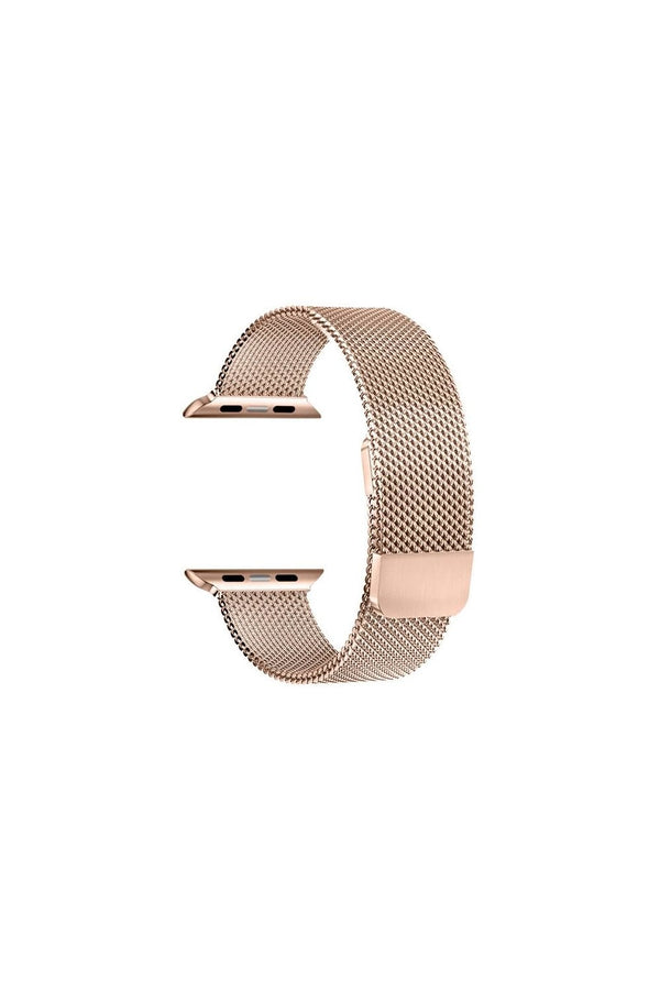 Apple Style 42/44/45mm Rose Gold Milanese Mesh Bracelet S62475RG