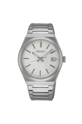 Seiko Gents Stainless Steel Bracelet Watch SUR553P1