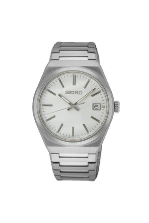 Seiko Gents Stainless Steel Bracelet Watch SUR553P1