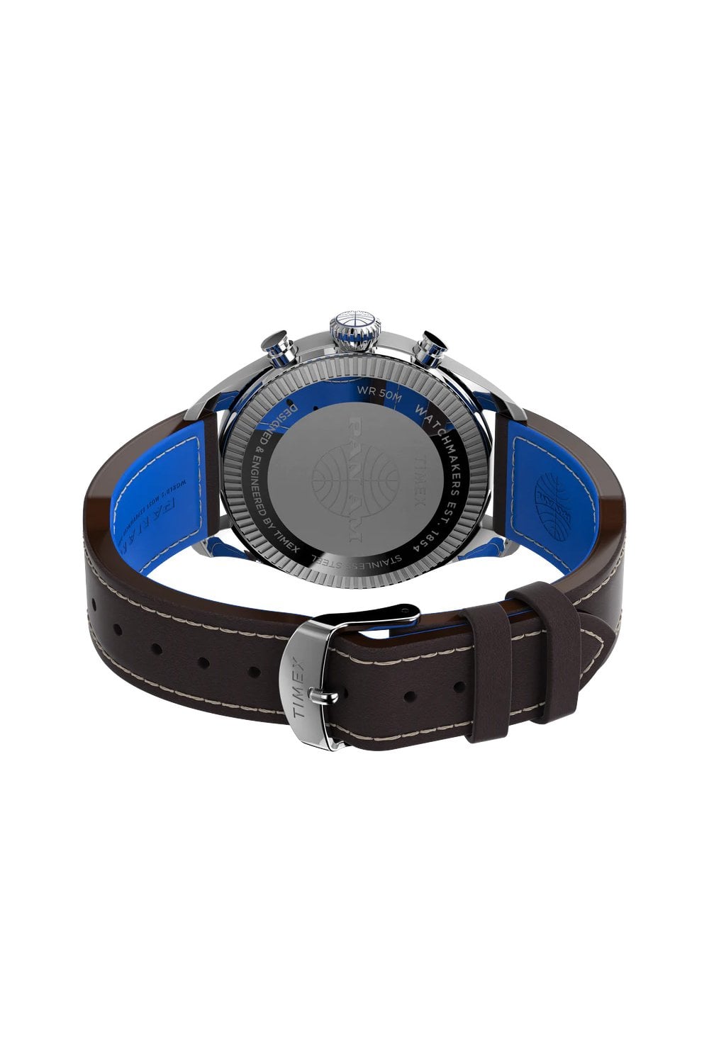Timex Gents x Pan Am 42mm Leather Strap Watch TWG030000