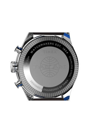 Timex Gents x Pan Am 42mm Leather Strap Watch TWG030000