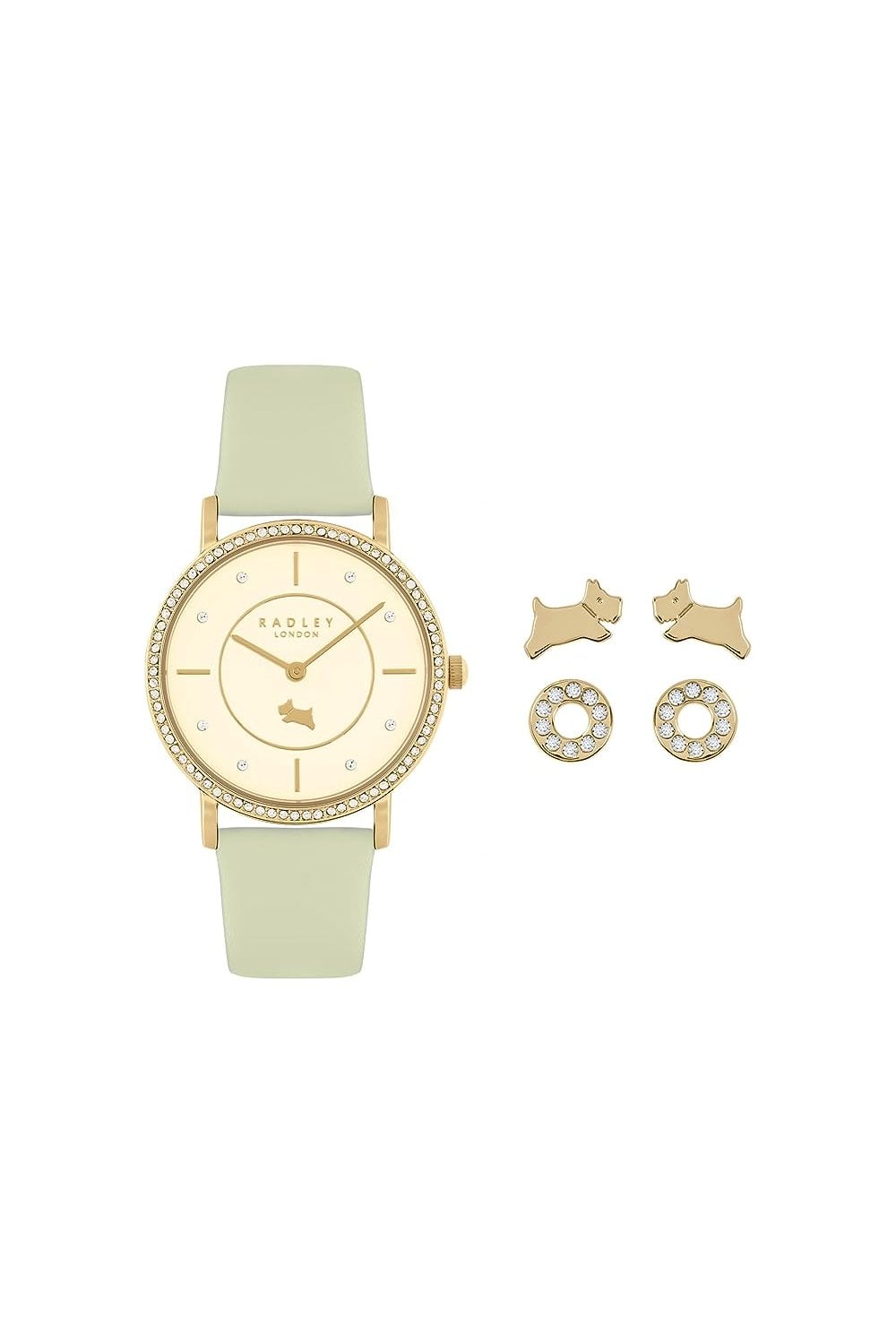 Radley Iconic Stoneset Watch And Earring Set RY21630A