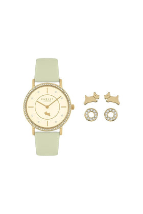 Radley Iconic Stoneset Watch And Earring Set RY21630A