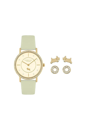 Radley Iconic Stoneset Watch And Earring Set RY21630A
