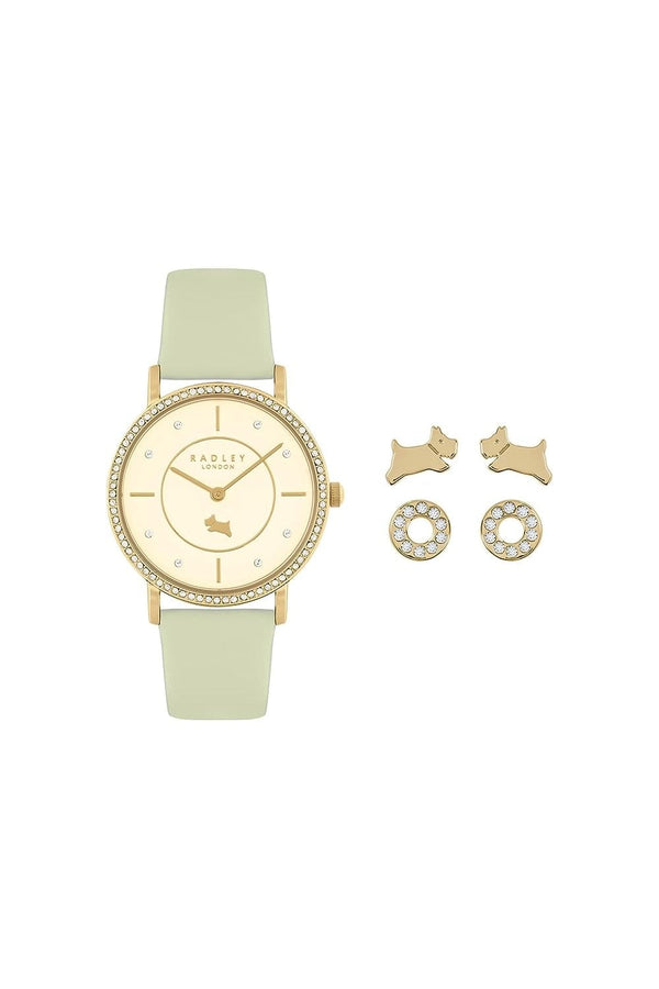 Radley Iconic Stoneset Watch And Earring Set RY21630A