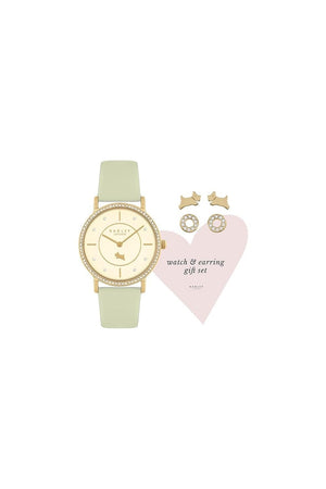 Radley Iconic Stoneset Watch And Earring Set RY21630A
