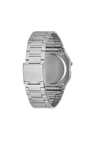 Casio A163WA-1QES Collection Stainless Steel Watch