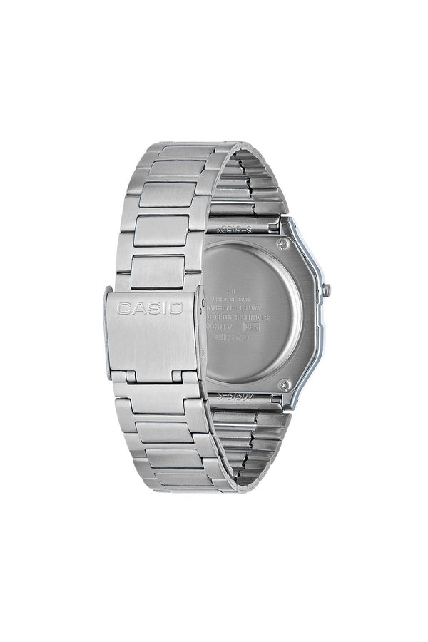 Casio A163WA-1QES Collection Stainless Steel Watch