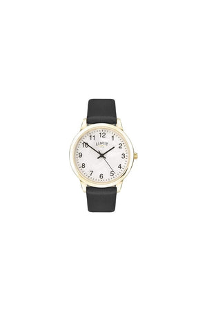Limit Ladies Gold Case Mother of Pearl Dial Watch 60010