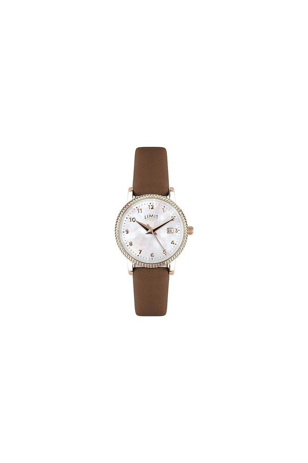 Limit Ladies Rose Gold Case Mother of Pearl Dial Watch 60057