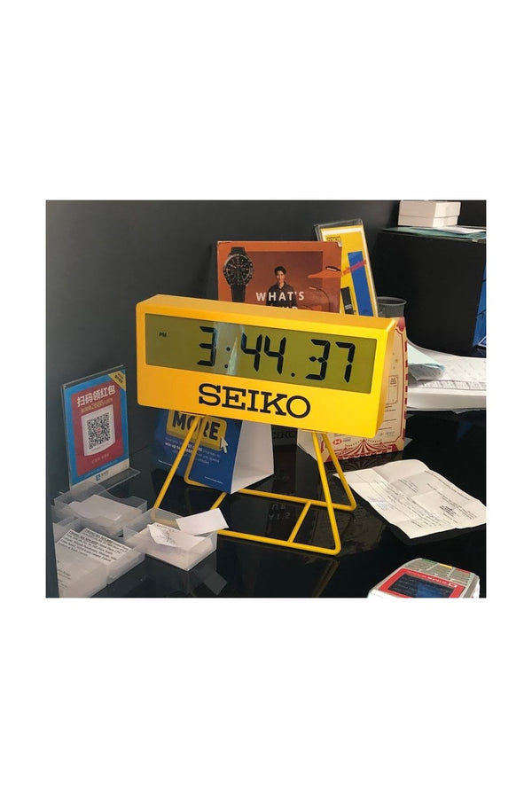 Seiko Digital Desk Clock & Stand QHL073YWS