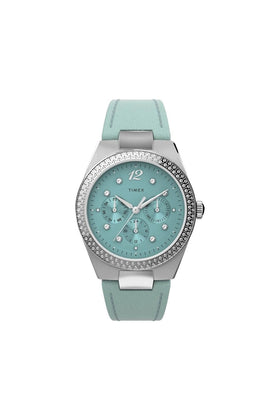 Timex Ladies Simone Multifunction Leather Strap Watch TW2V80400