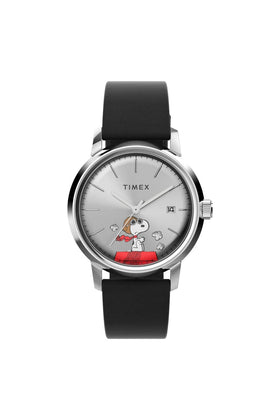 Timex Marlin Automatic x Peanuts Snoopy Flying Ace 40mm Watch TW2W49600