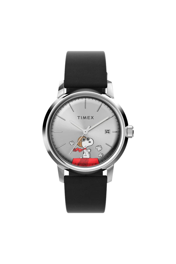 Timex Marlin Automatic x Peanuts Snoopy Flying Ace 40mm Watch TW2W49600