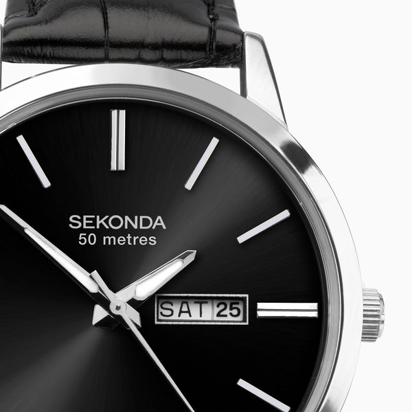Sekonda Gents Leather Watches Additional View