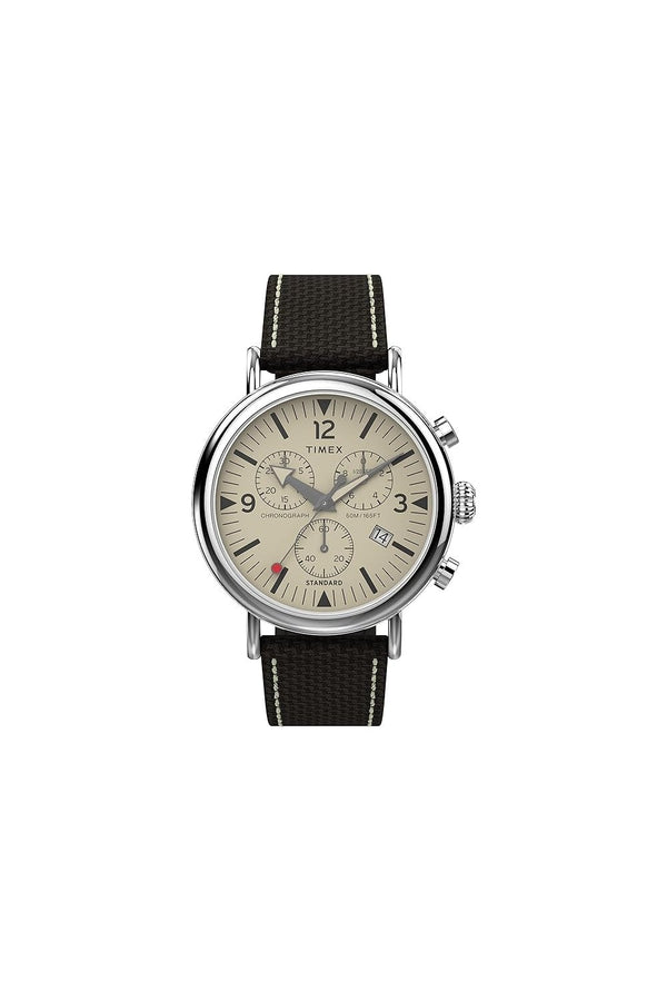 Timex Standard Chronograph 41mm Fabric Strap Watch TW2V43800