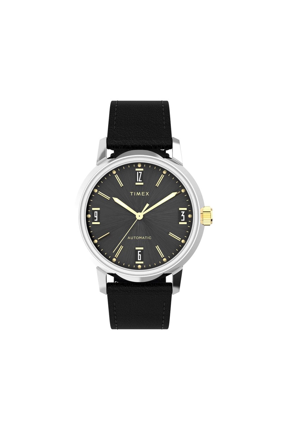 Timex Gents Marlin Automatic 40mm Leather Strap Watch TW2W33900