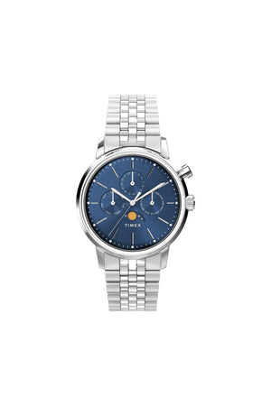 Timex Marlin Moon Phase 40mm Stainless Steel Watch TW2W51300