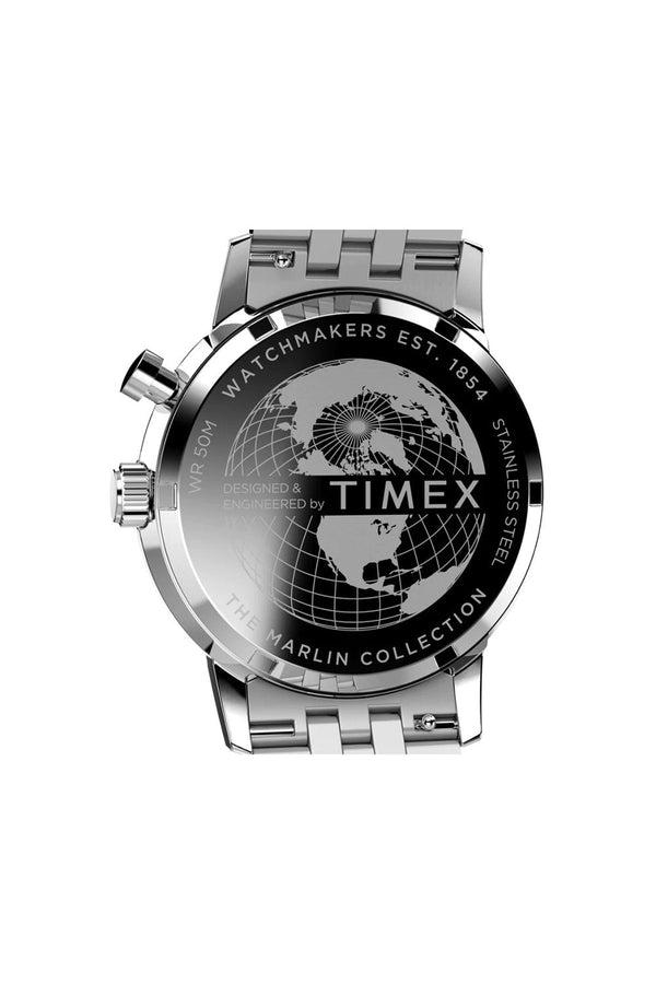 Timex Marlin Moon Phase 40mm Stainless Steel Watch TW2W51300