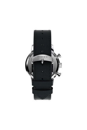 Timex Marlin Chronograph 40mm Leather Strap Watch TW2W10300