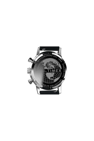 Timex Marlin Chronograph 40mm Leather Strap Watch TW2W10300