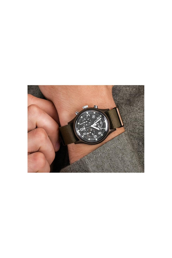 Timex Mens MK1 Chronograph Watch with Fabric Strap TW2R67800