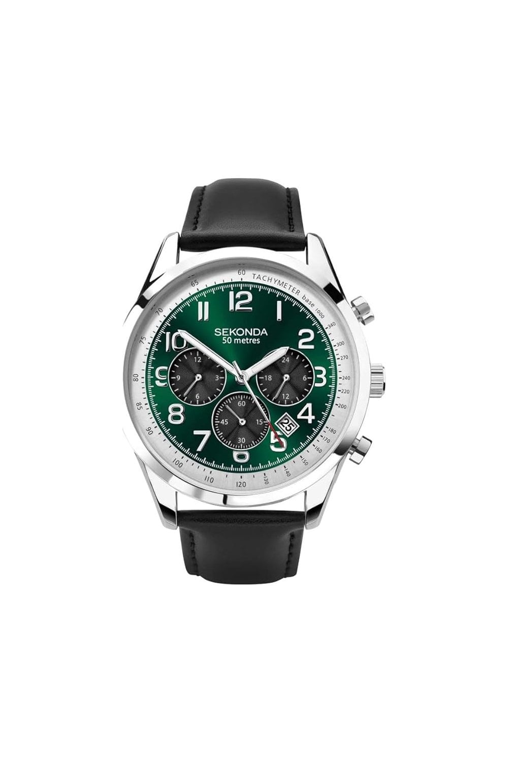 Sekonda Gents Chronograph Leather Strap Watch 1876