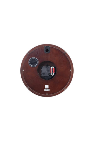 Seiko Wooden Station Wall Clock QXH202B