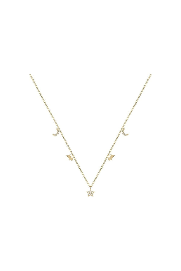 Radley Galaxy Street Stone Set Moon and Star Charm Necklace RYJ2410S