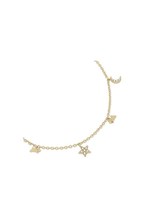 Radley Galaxy Street Stone Set Moon and Star Charm Necklace RYJ2410S