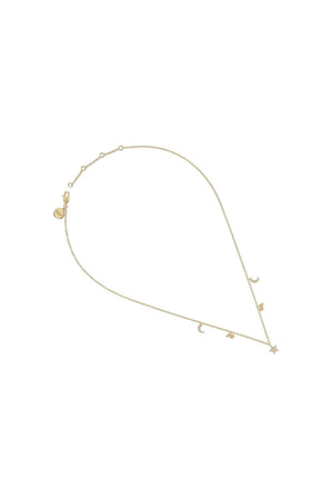 Radley Galaxy Street Stone Set Moon and Star Charm Necklace RYJ2410S