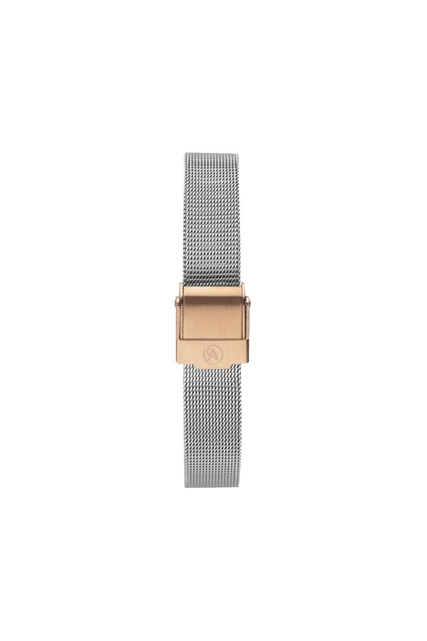 Accurist Pink Dial Ladies Watch Mesh Bracelet 8348