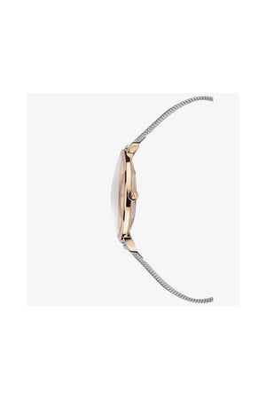 Accurist Pink Dial Ladies Watch Mesh Bracelet 8348
