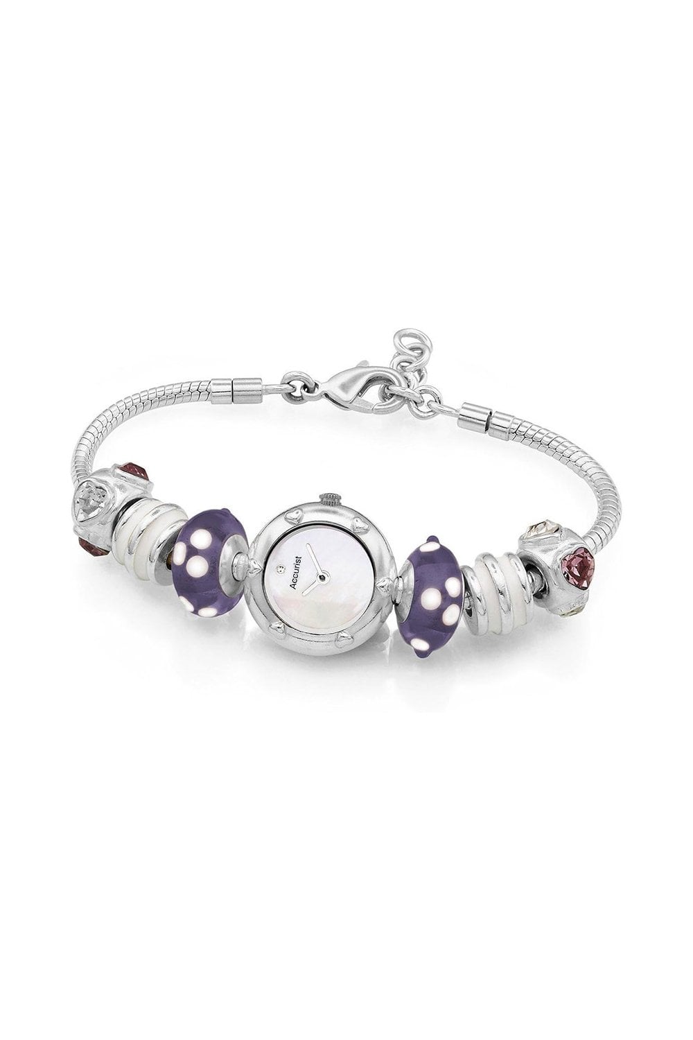 Accurist Ladies Silver Plated Charmed Watch LB1600HS