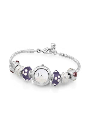 Accurist Ladies Silver Plated Charmed Watch LB1600HS