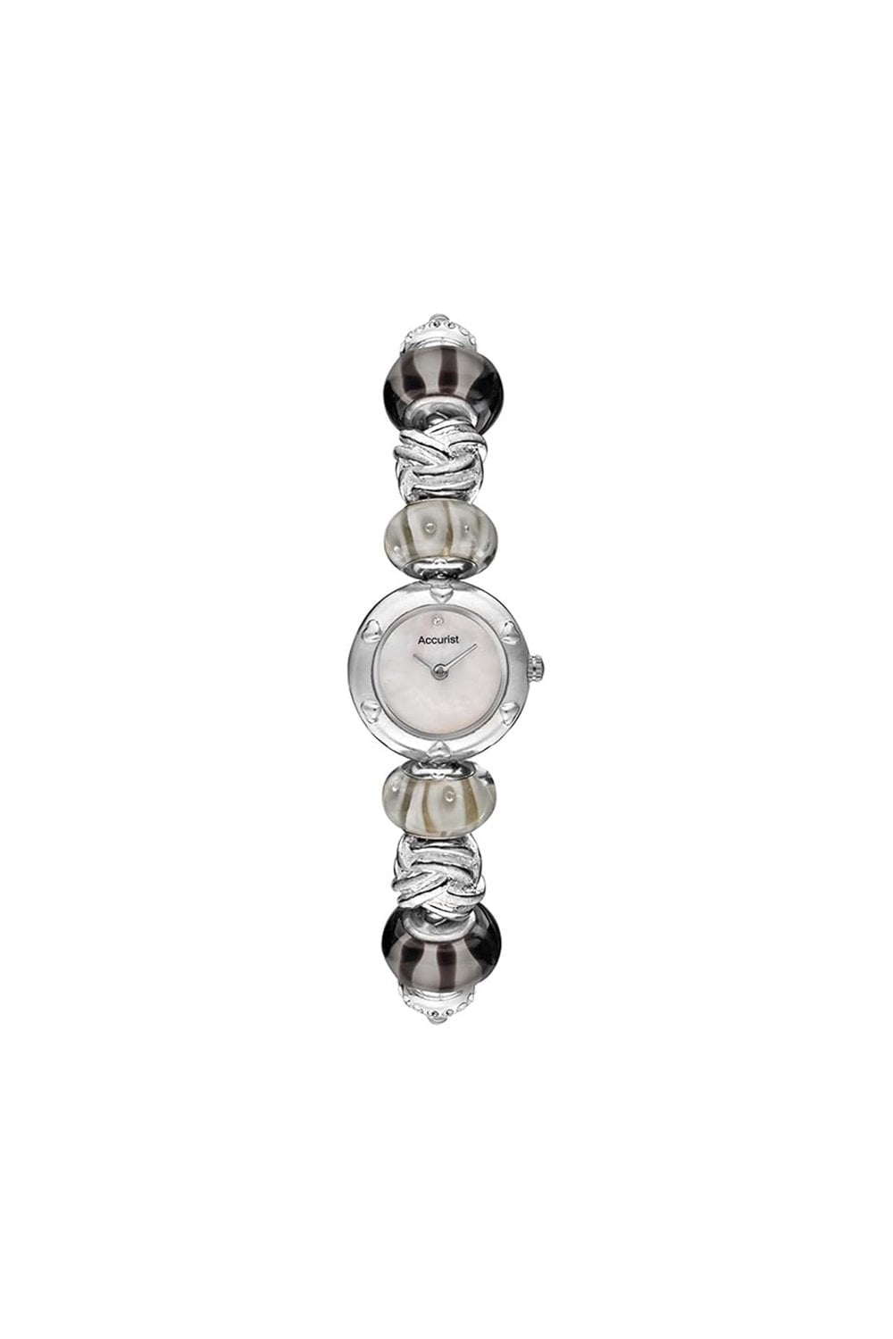 Accurist Ladies Silver Plated Charmed Watch LB1716