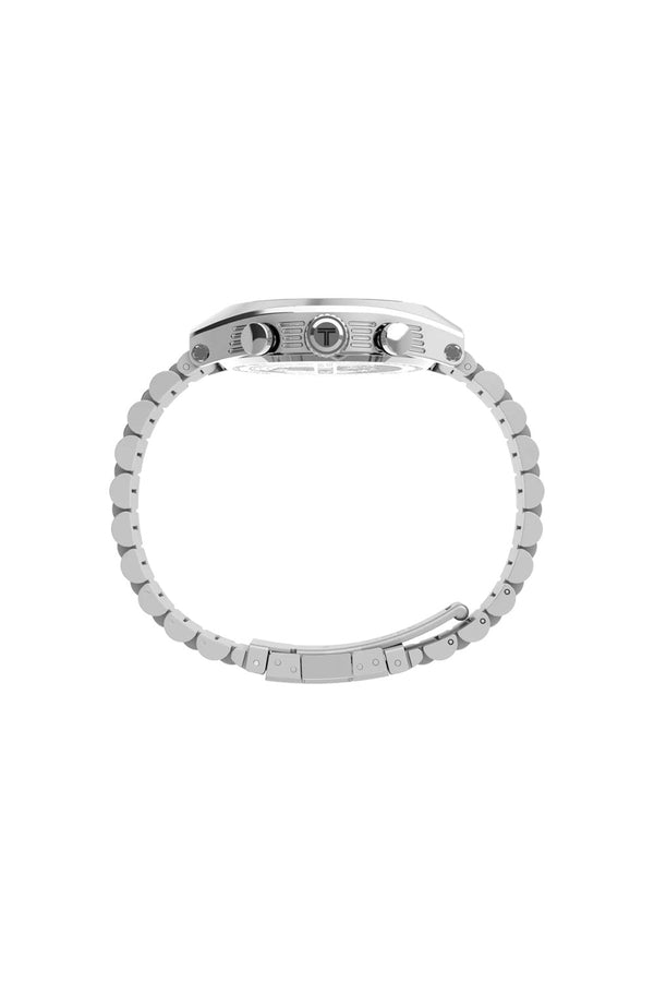 Timex Legacy Tonneau Chronograph 42mm Stainless Steel Watch TW2W22200