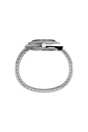 Q Timex Rainbow 36mm Stainless Steel Expansion Band Watch TW2V66000