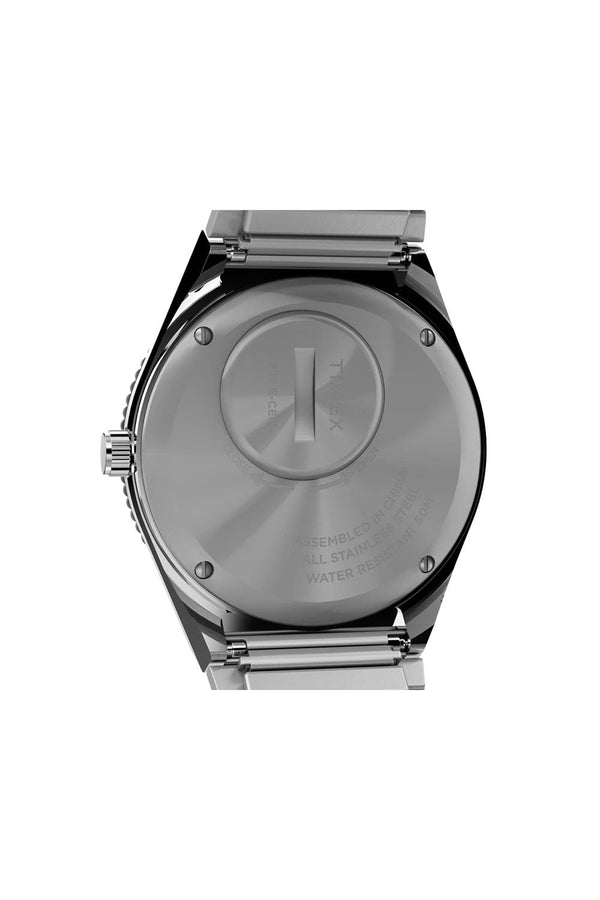 Q Timex Rainbow 36mm Stainless Steel Expansion Band Watch TW2V66000