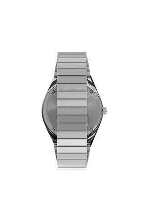 Q Timex Rainbow 36mm Stainless Steel Expansion Band Watch TW2V66000