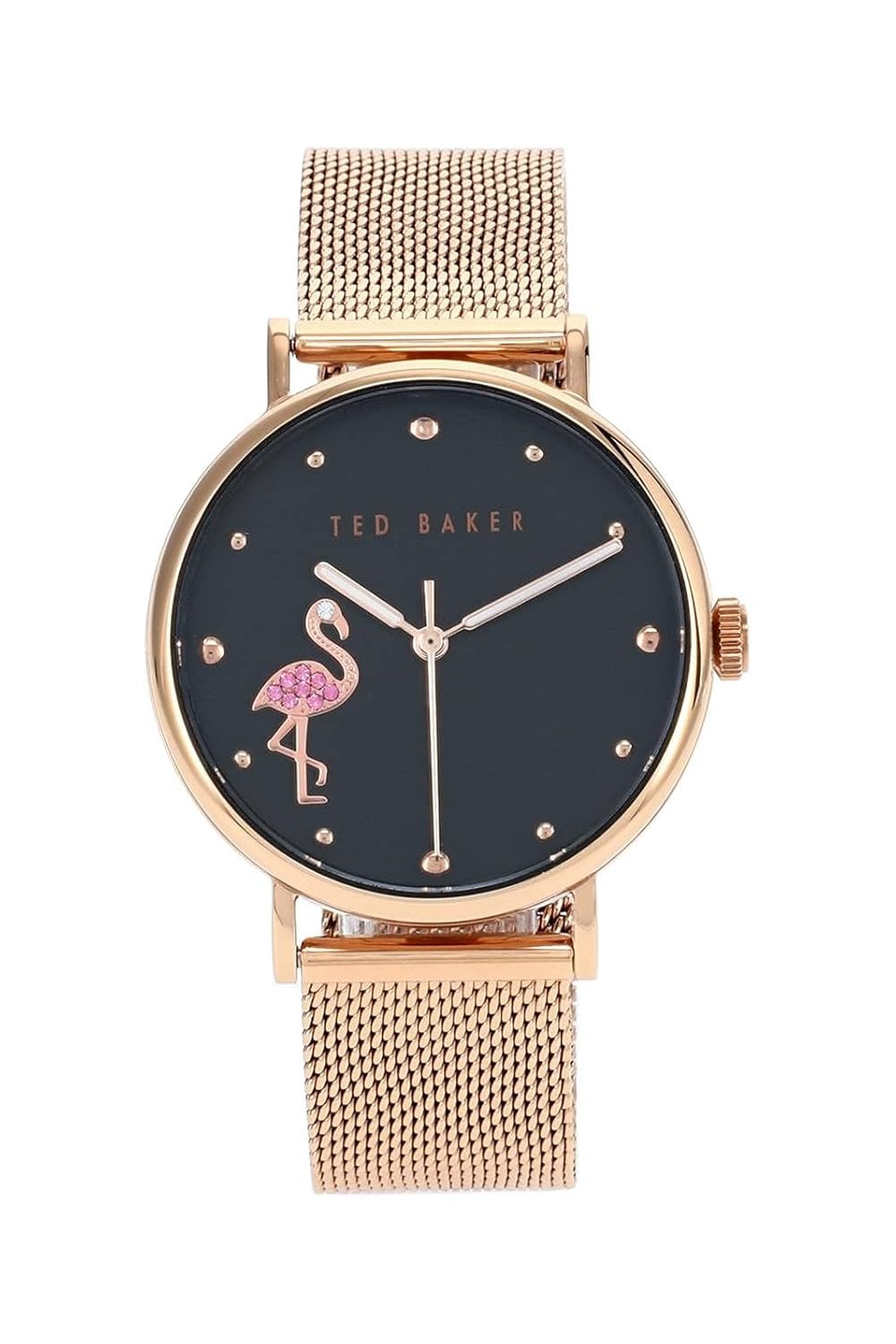 Ted Baker Ladies Phylipa Flamingo Rose Gold 37mm Watch BKPPHF019