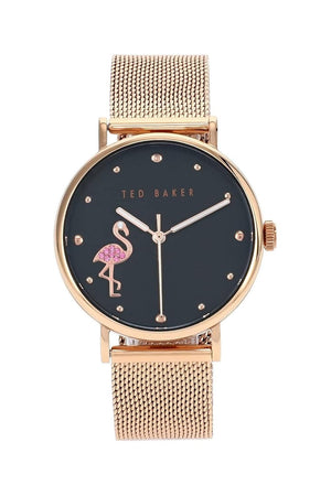 Ted Baker Ladies Phylipa Flamingo Rose Gold 37mm Watch BKPPHF019