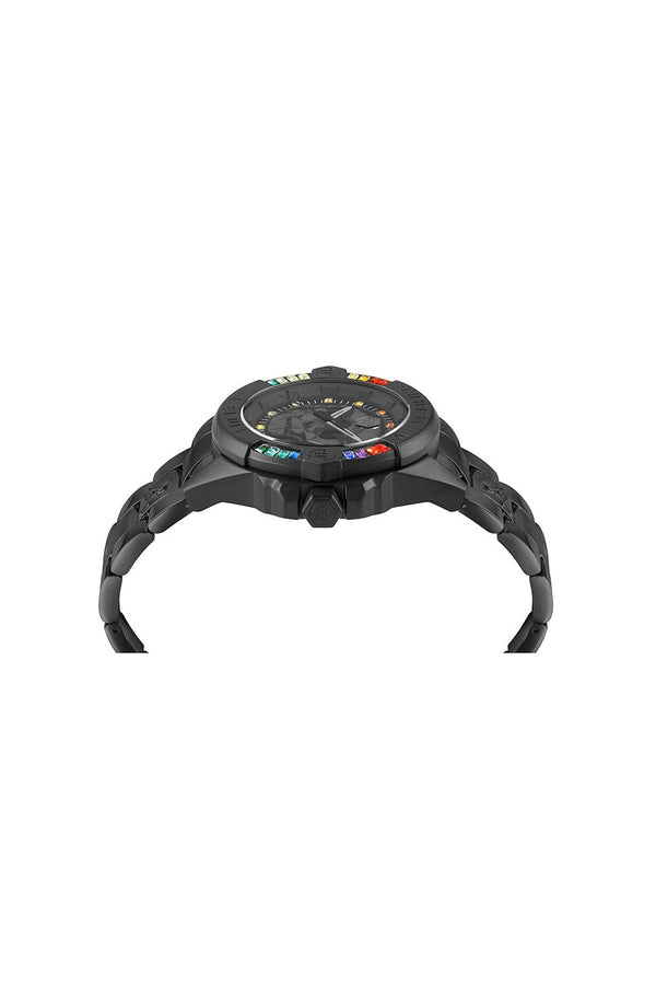 Philipp Plein The Skull Genderless Steel Black 41mm Watch PWNAA0522