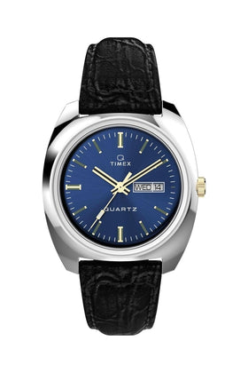 Timex Q Gents Leather Strap Watch TW2W44800