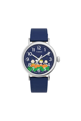 Timex Standard x Peanuts Pumpkin Patch 40mm Leather Strap Watch