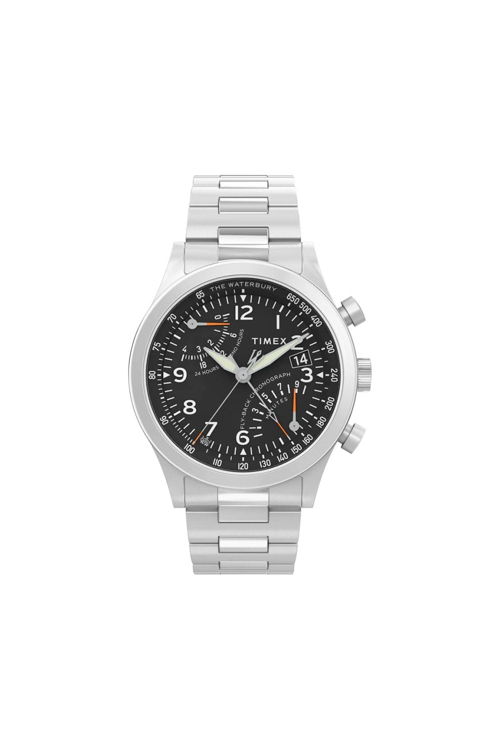 Timex Gents Waterbury Fly Back Chronograph 43mm Watch TW2W47800