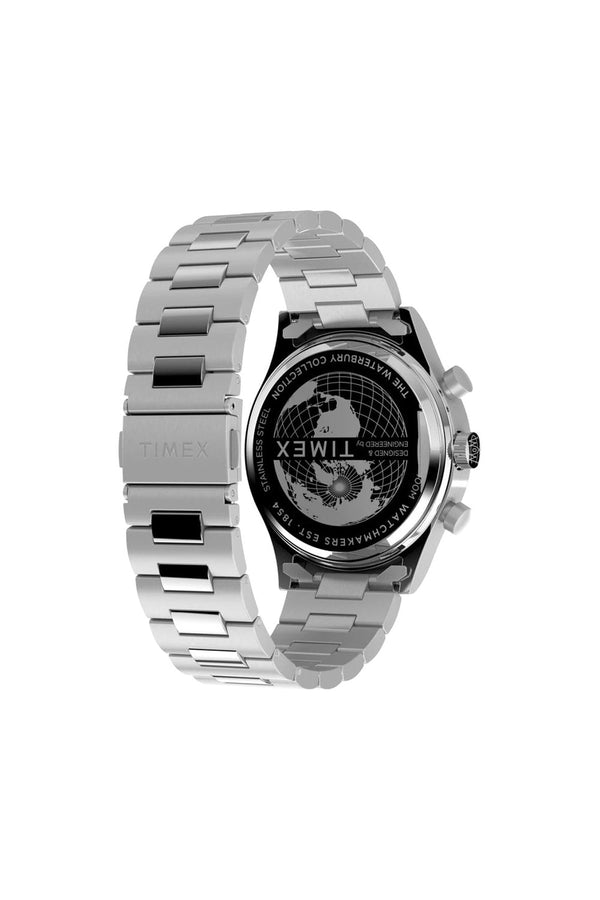 Timex Gents Waterbury Fly Back Chronograph 43mm Watch TW2W47800