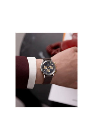 Timex Marlin Chronograph 40mm Leather Strap Watch TW2W60400