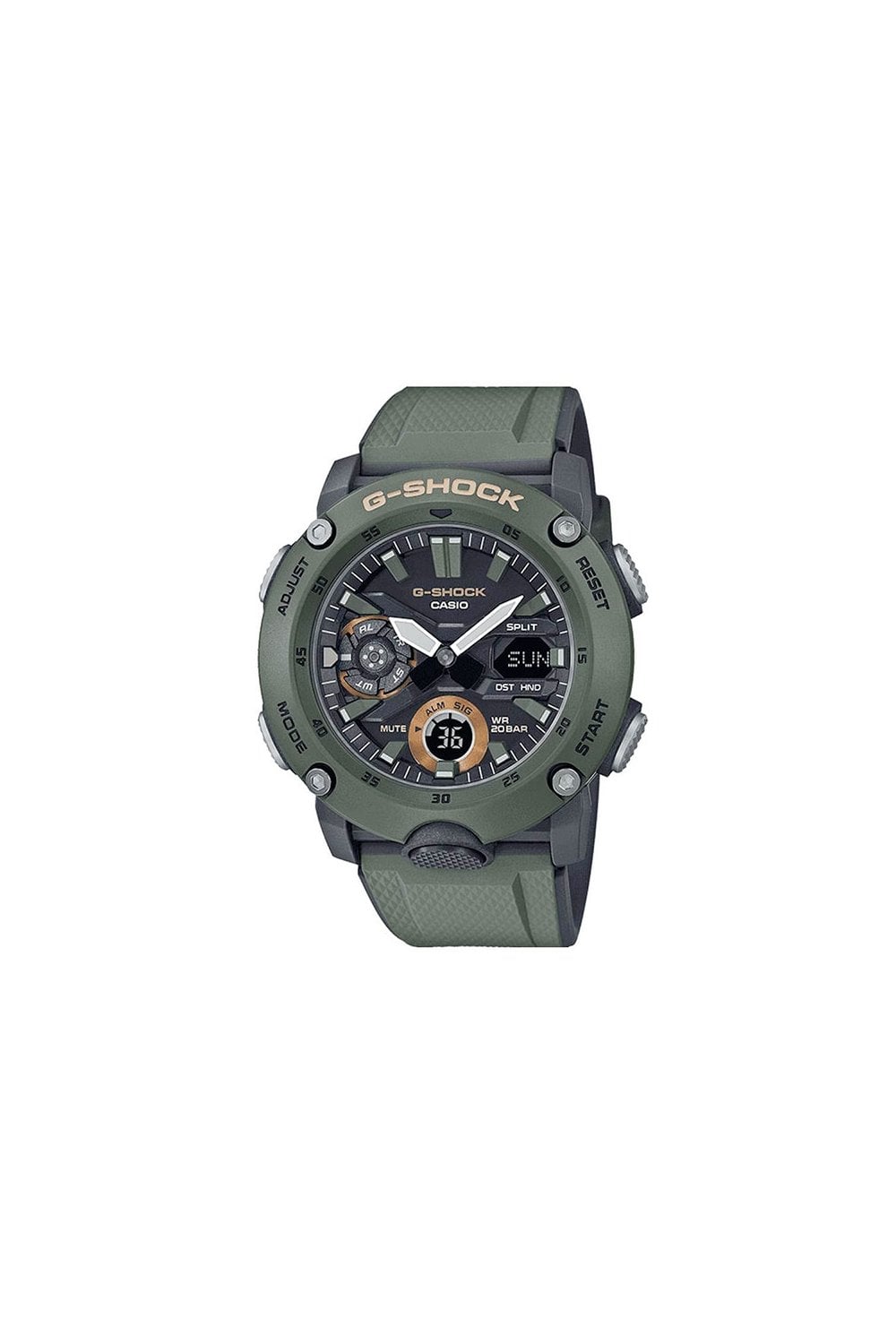 Casio | G-shock カーボンコアガード 48mm 腕時計 | GA-2000-3AER